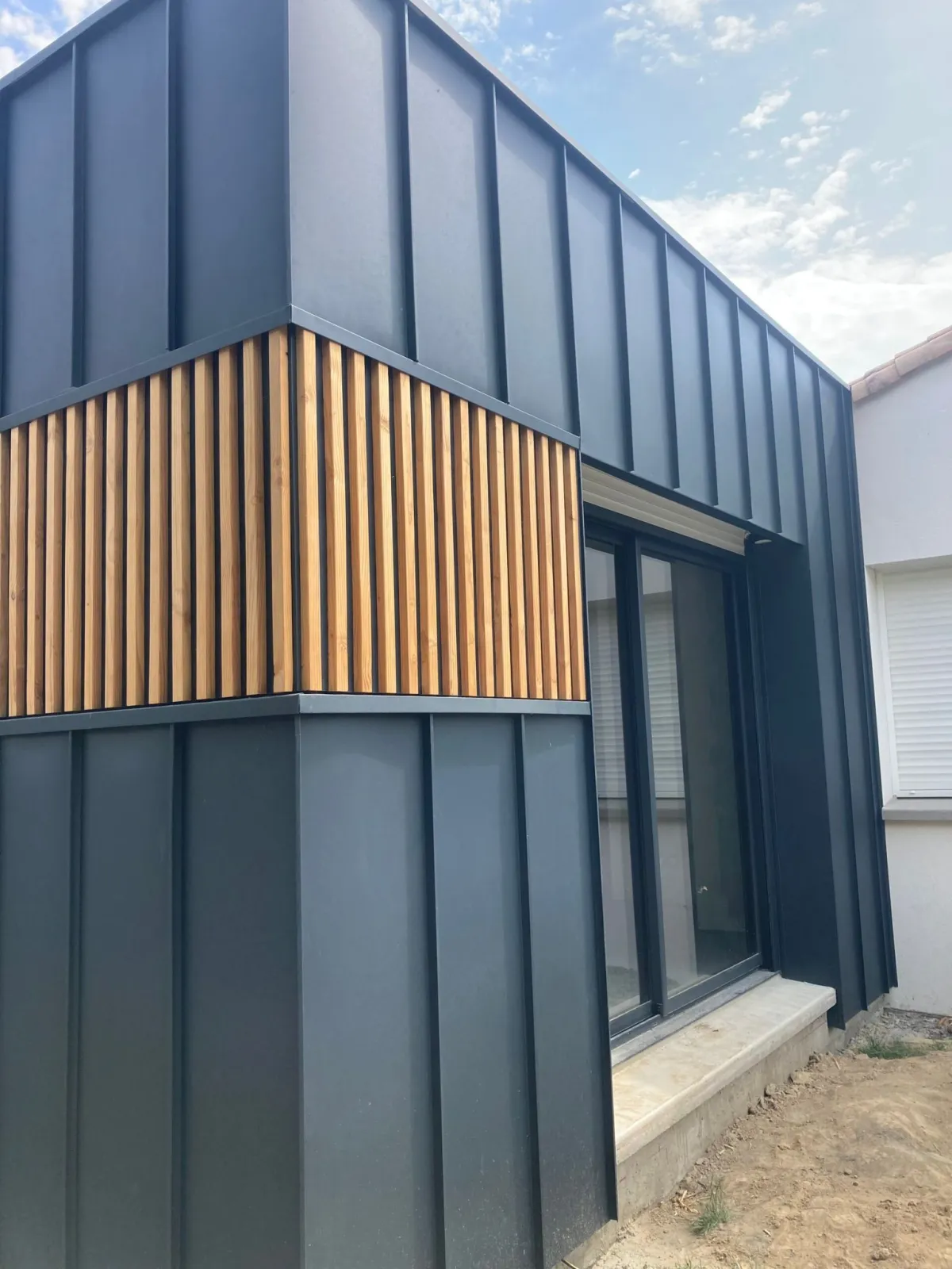 Réalisation Alpha Couverture — Bardage aluminium